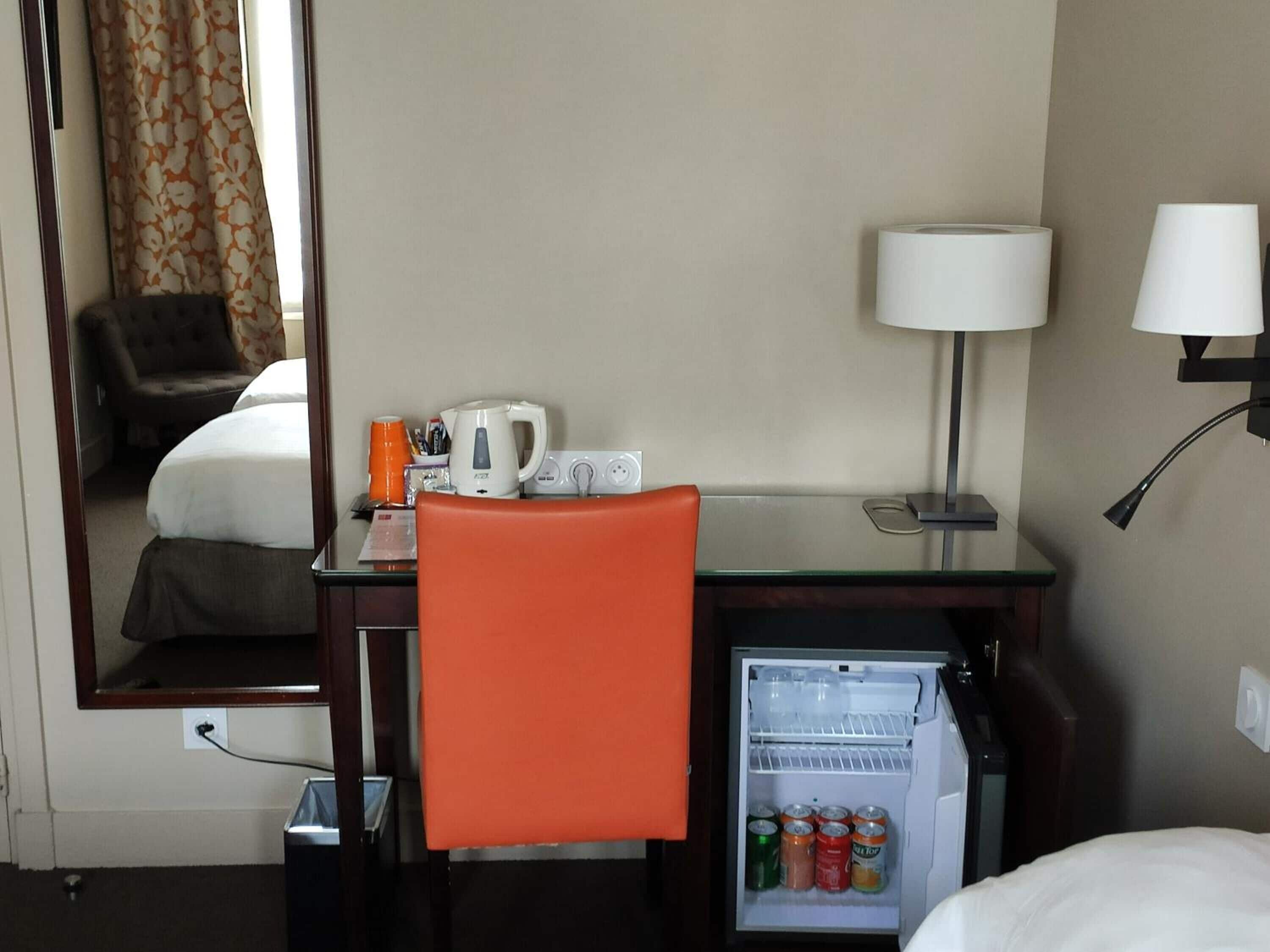 premium bedding, in-room safe, desk, blackout curtains