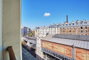 Double Room, nice Eiffel Tower view | Premium bedding, in-room safe, desk, blackout drapes