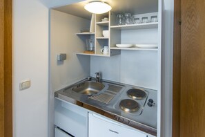Apartment, 1 Schlafzimmer | Eigene Küche | Großer Kühlschrank, Ofen, Herdplatte, Geschirrspüler