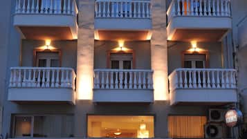 Front of property – evening/night