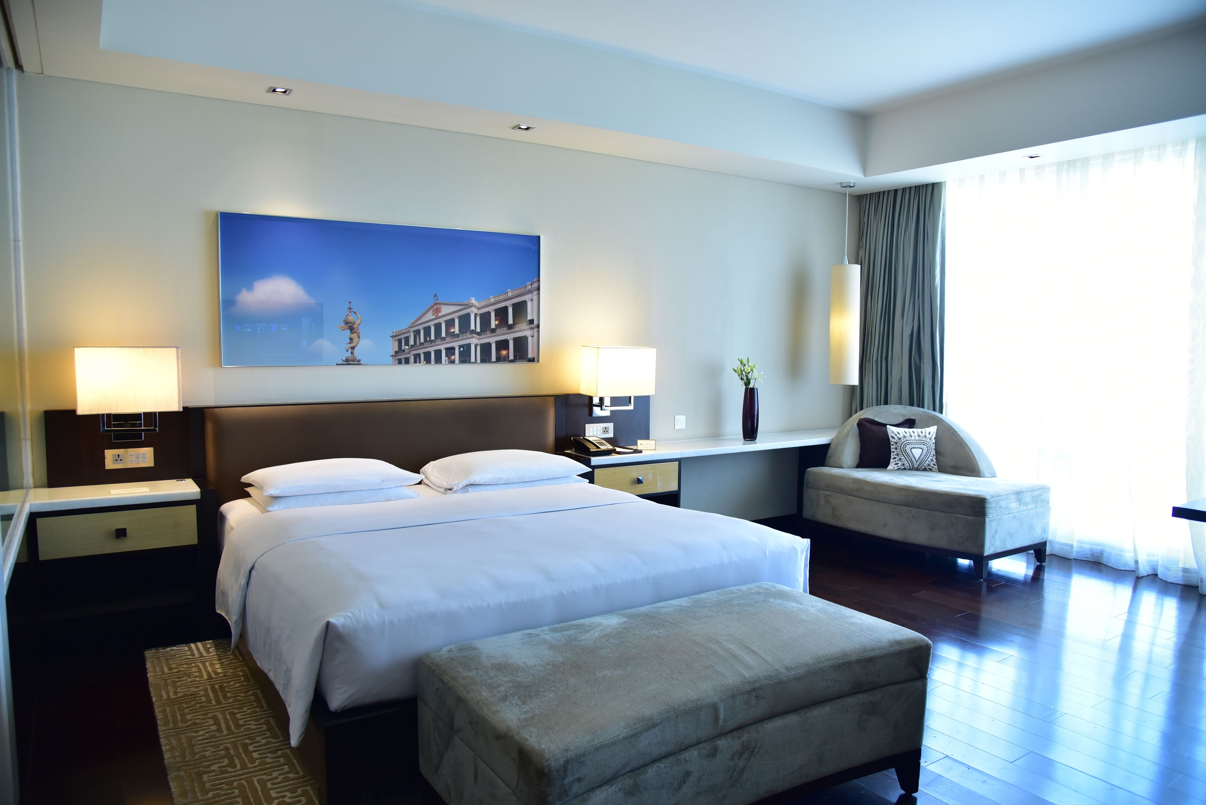 Uitzicht vanuit de kamer