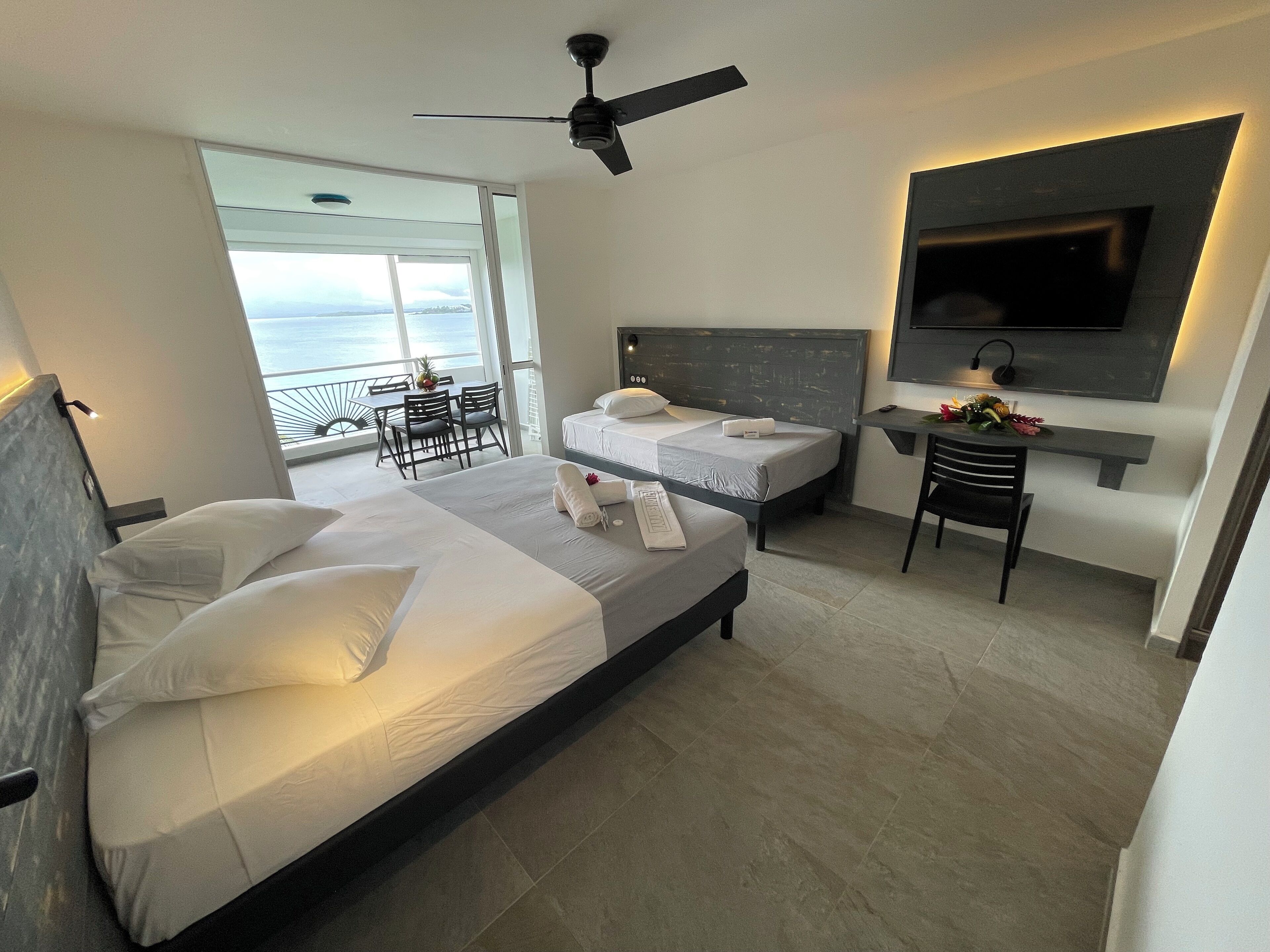 Superior Apartment, 1 Bedroom, Sea View | Premium bedding, Select Comfort beds, individually furnished, desk