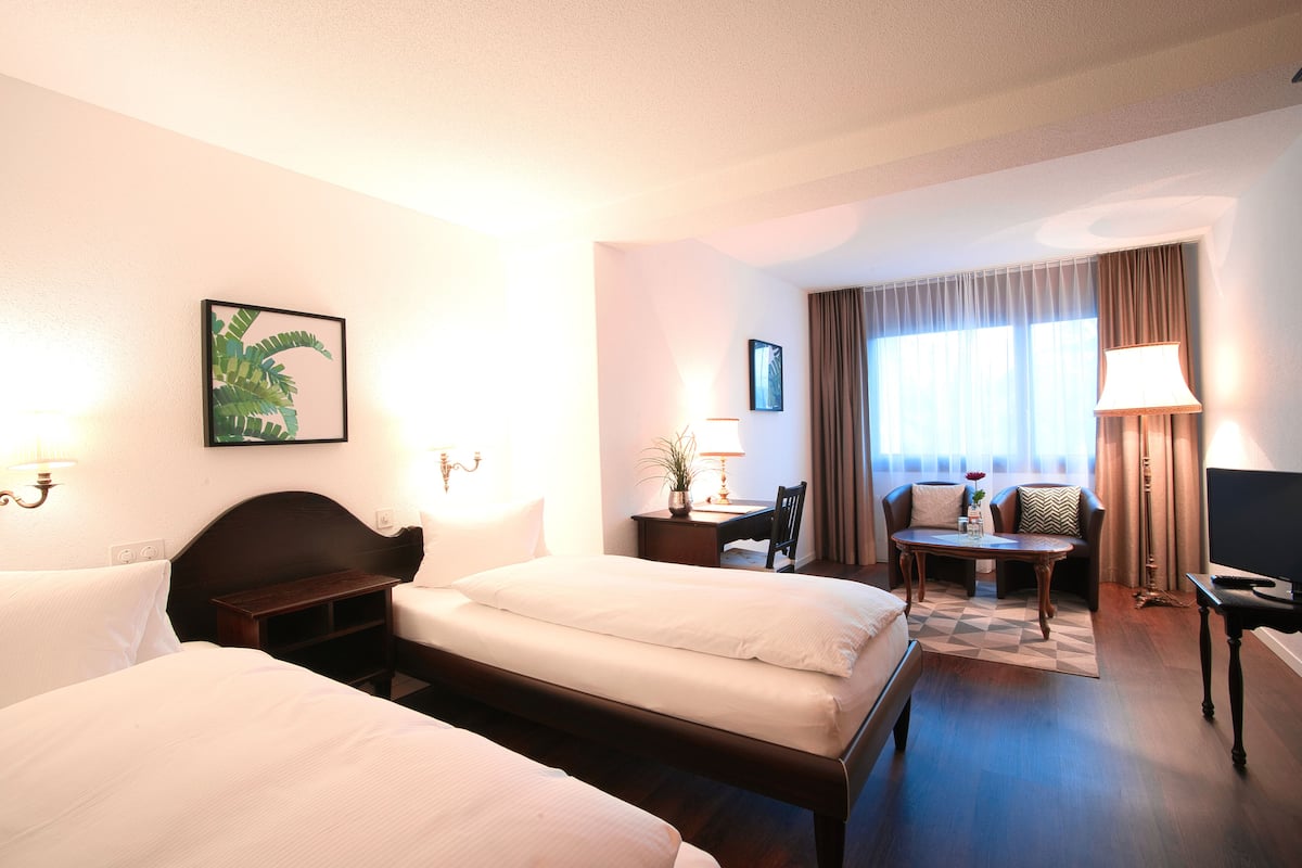 Twin kamer | Individueel gemeubileerd, een bureau, gratis wifi, beddengoed