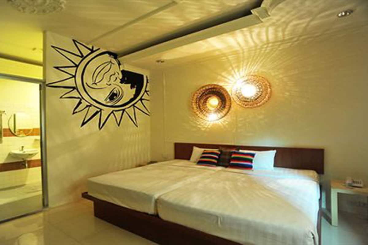 Pillow-top beds, desk, rollaway beds, free WiFi