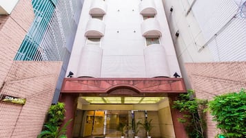 Fassade der Unterkunft