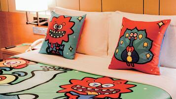 20 bedrooms, premium bedding, down duvets, free minibar items