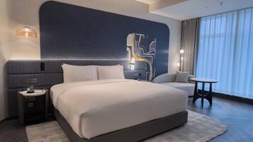 Premium bedding, minibar, in-room safe, desk