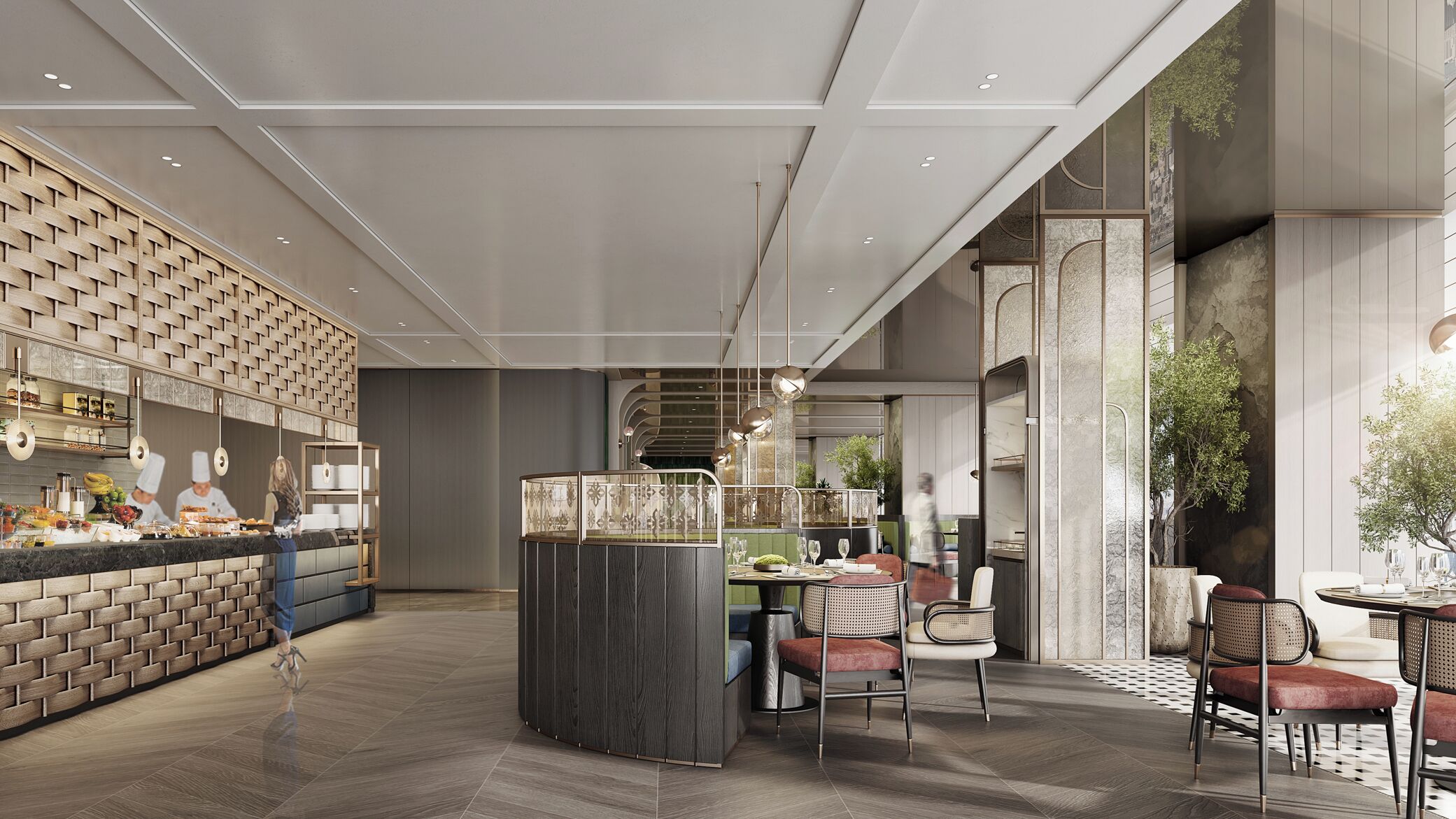 2 restaurants, lunch, dinner served; Chinese cuisine