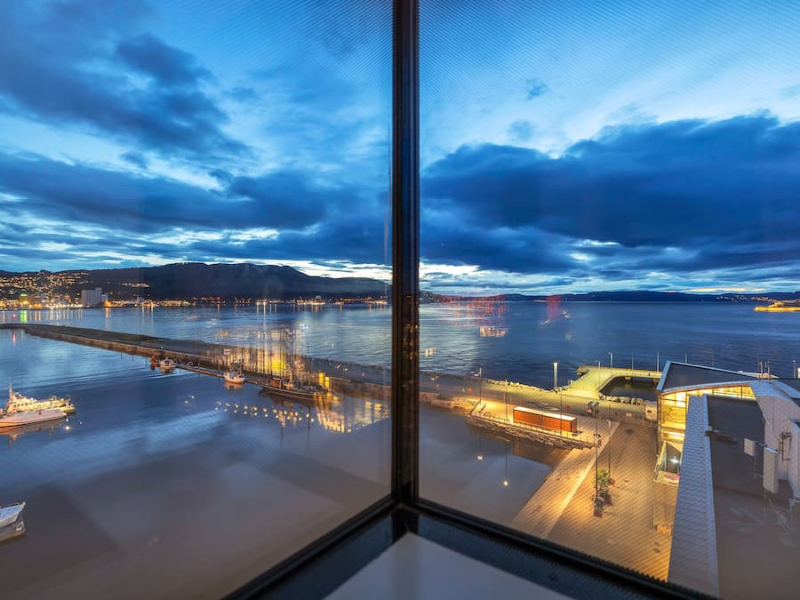 Vue depuis l’hébergement