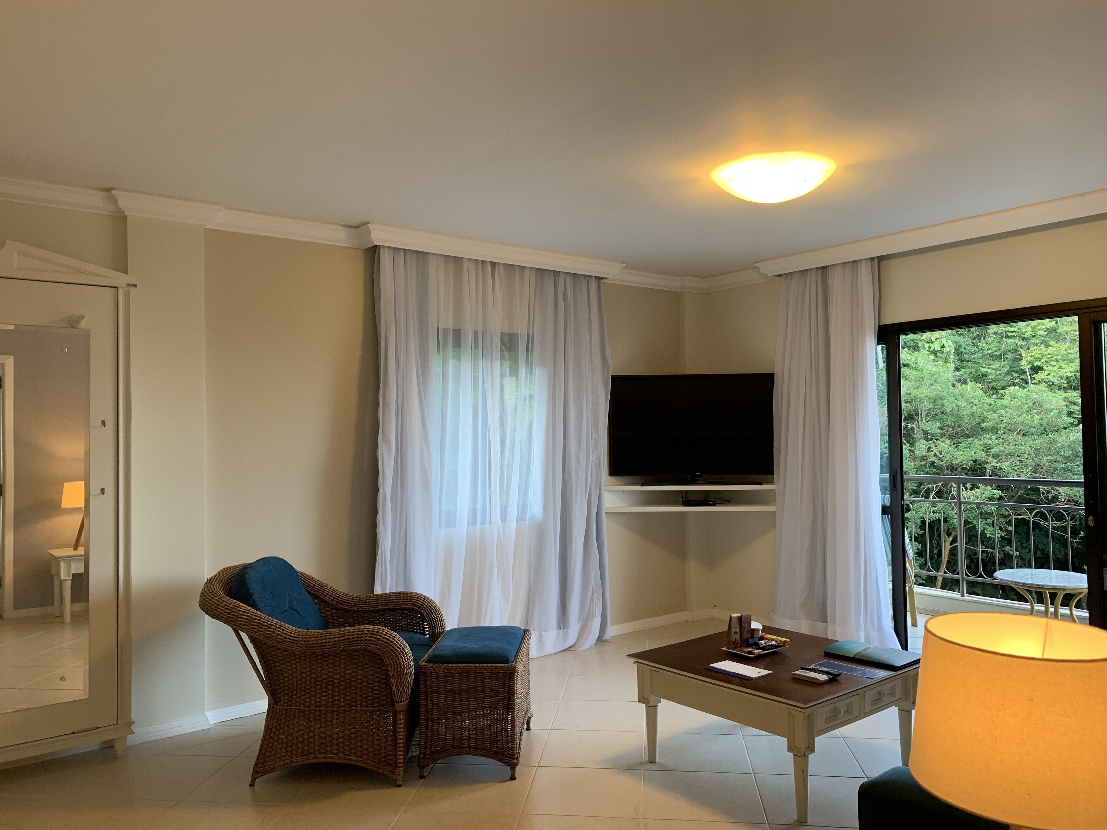 suite, hot tub | living area | 32-inch lcd tv with cable channels, tv, netflix