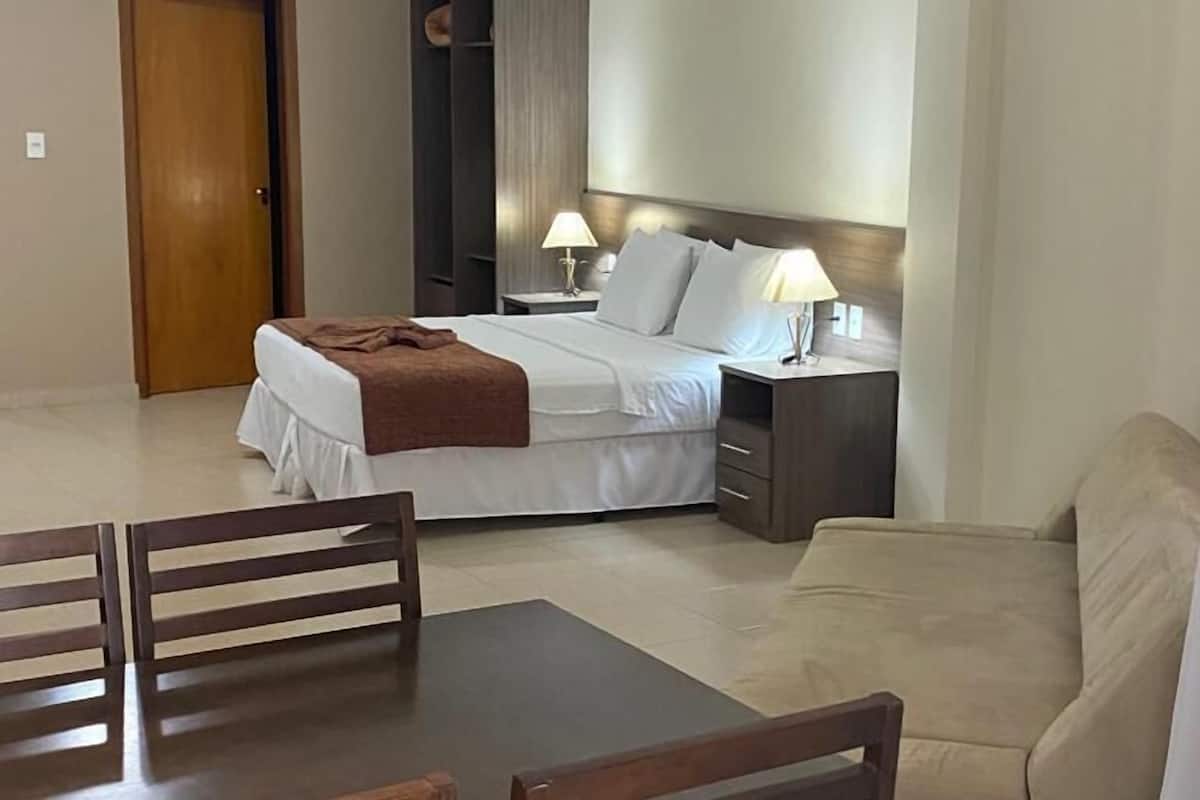 luxury room | minibar, desk, laptop workspace, blackout curtains