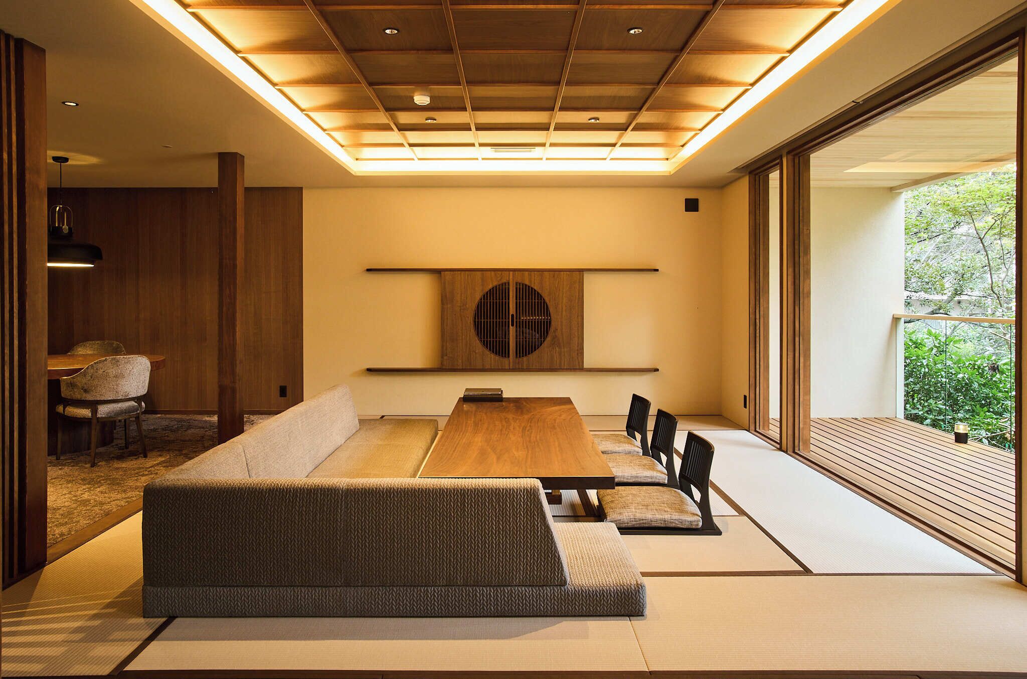 Japanese-Western style Two Bedroom with Private Bathroom Non Smoking | Free minibar, in-room safe, iron/ironing board, free WiFi