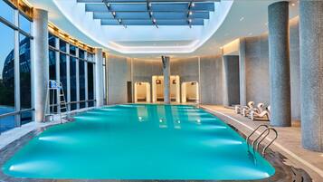 Indoor pool, outdoor pool