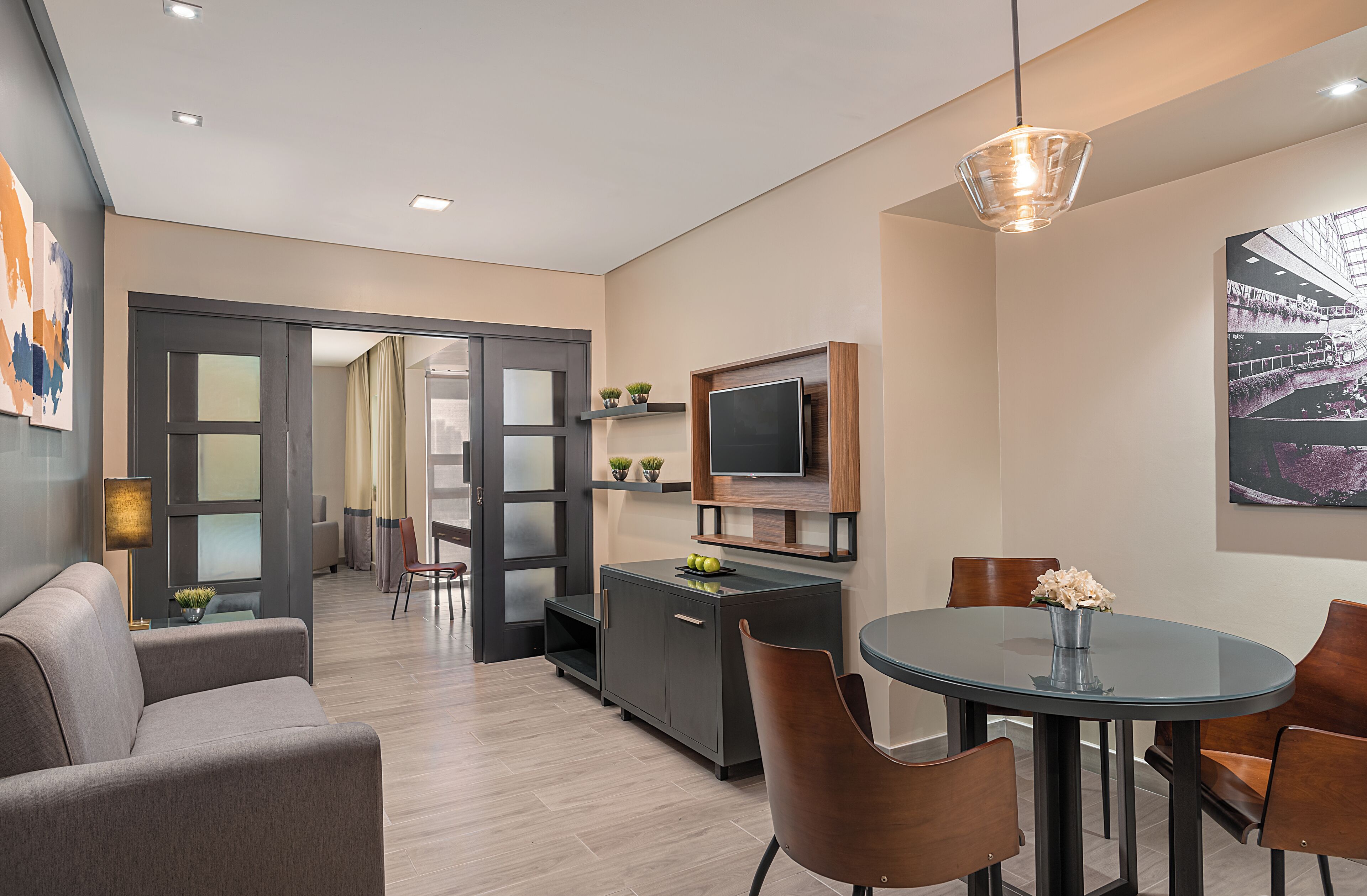 Executive Suite | Living area | LED TV