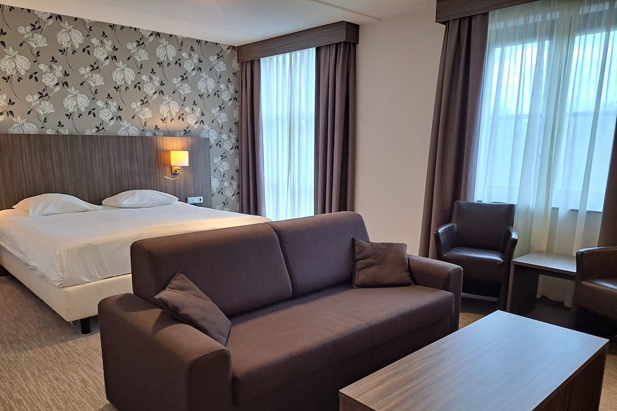 1 habitación y ropa de cama hipoalergénica