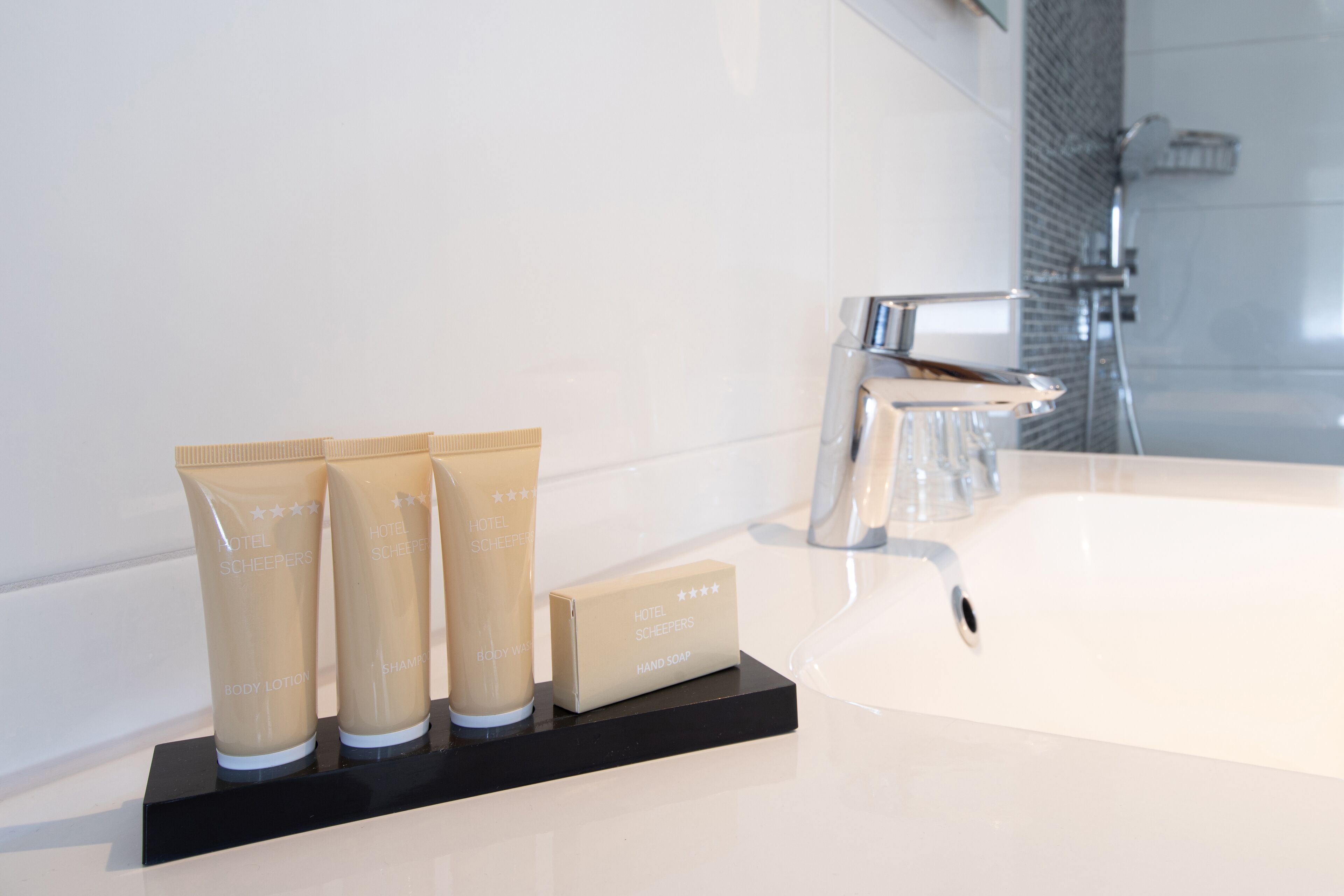 Memory foam beds, in-room safe, individually decorated, desk