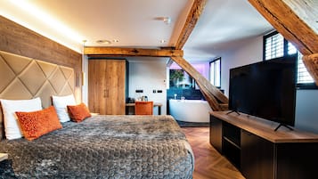 Superior kamer, 1 slaapkamer, bubbelbad | Receptie