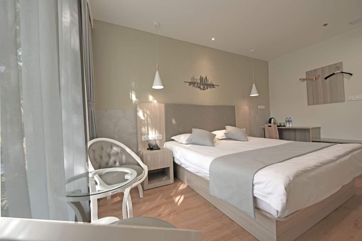 Deluxe Double Room | In-room safe, soundproofing, iron/ironing board, WiFi (free)