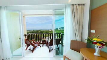 Deluxe Room, Sea View | Balcony view