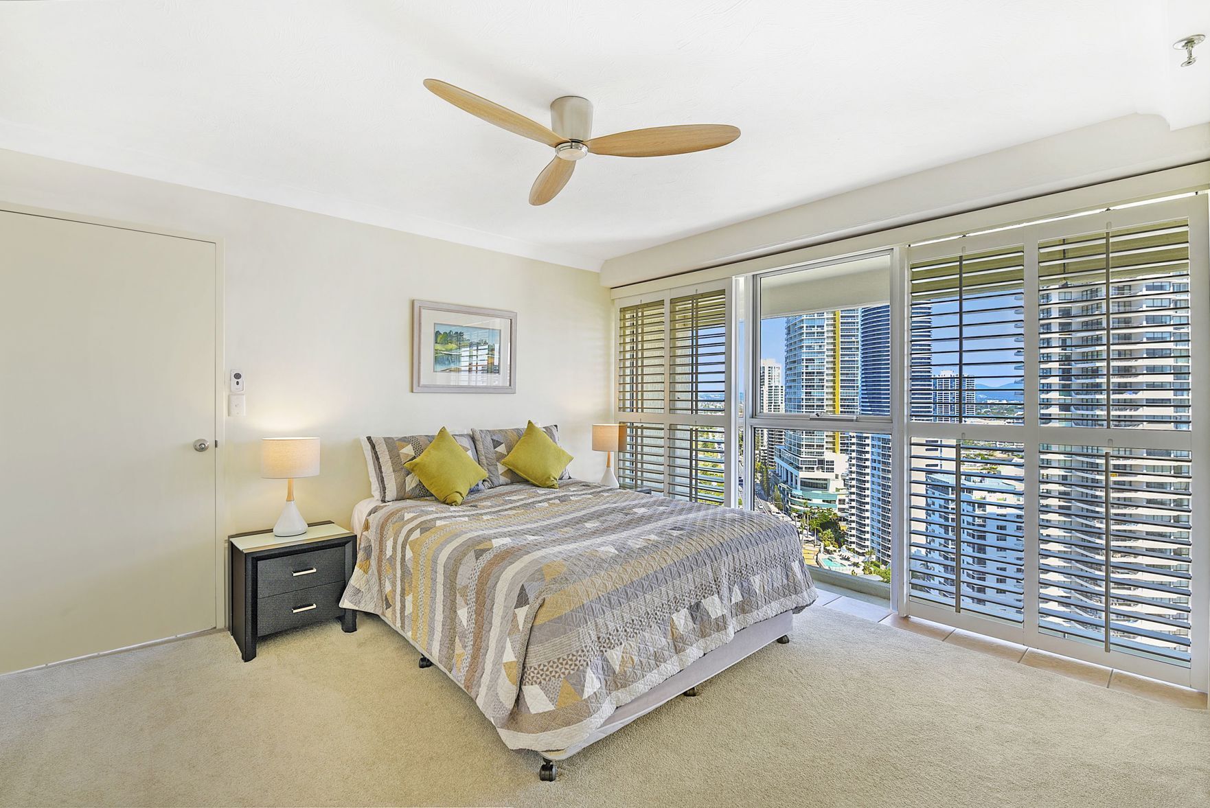 Individually decorated, individually furnished, iron/ironing board