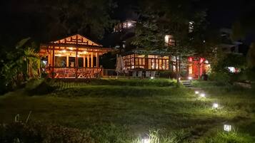 Front of property – evening/night