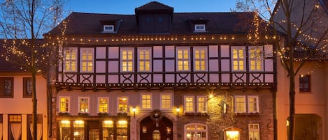 Front of property – evening/night