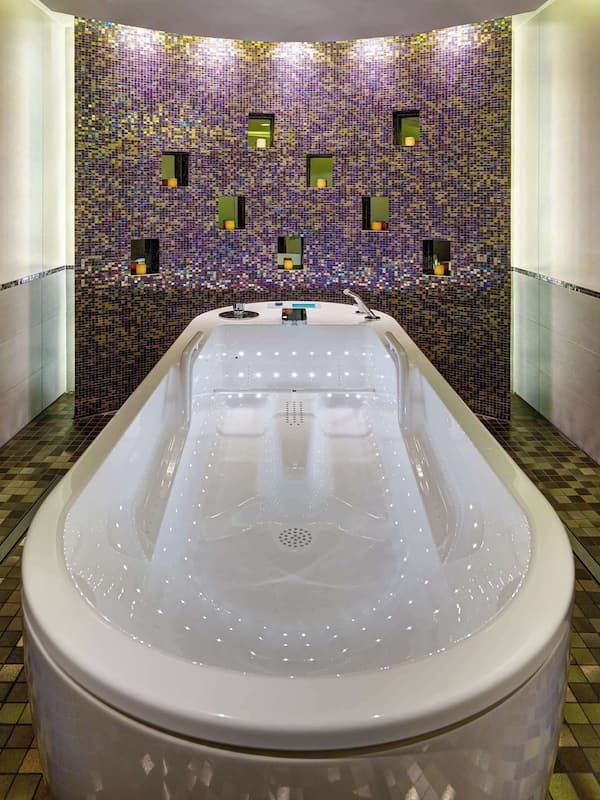 Indoor pool, open 10:00 AM to 9:30 PM, sun loungers