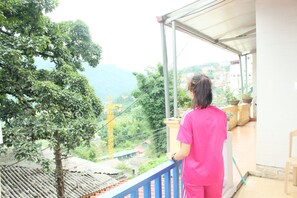 Habitació doble o amb dos llits individuals superior (Window) | Balcó