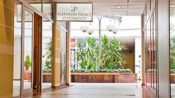 Interior entrance