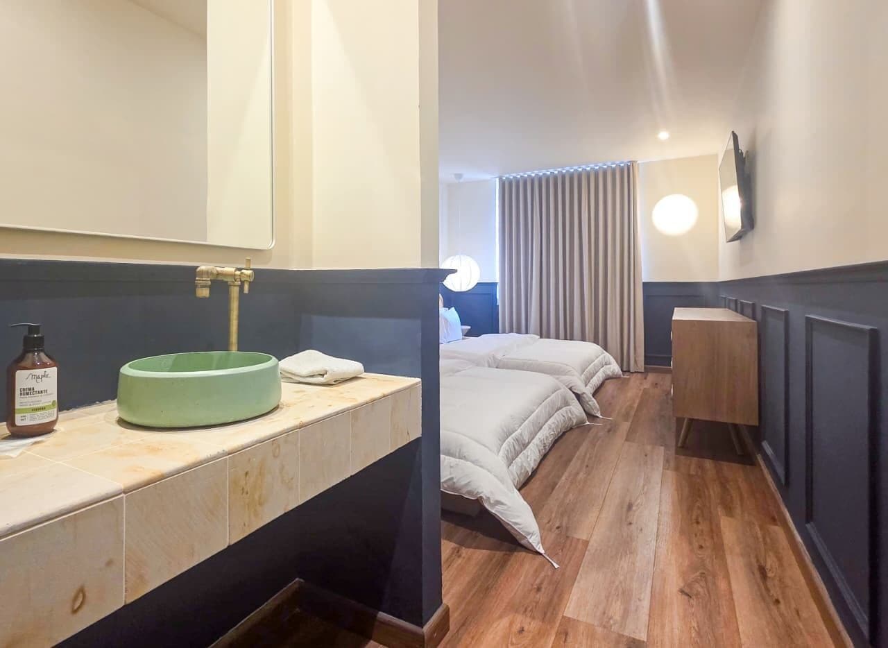 superior double room, 2 double beds | 1 bedroom, in-room safe, individually decorated, desk