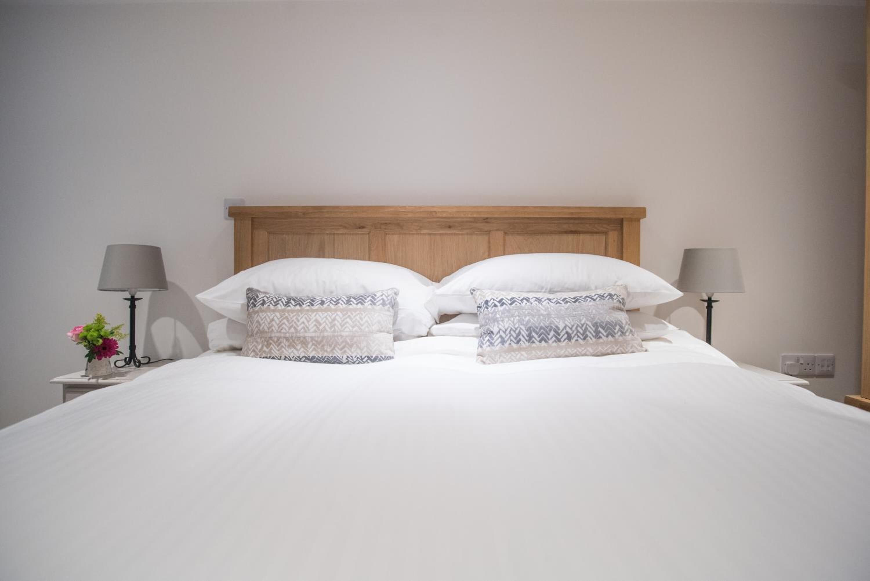 1 bedroom, hypo-allergenic bedding, individually decorated