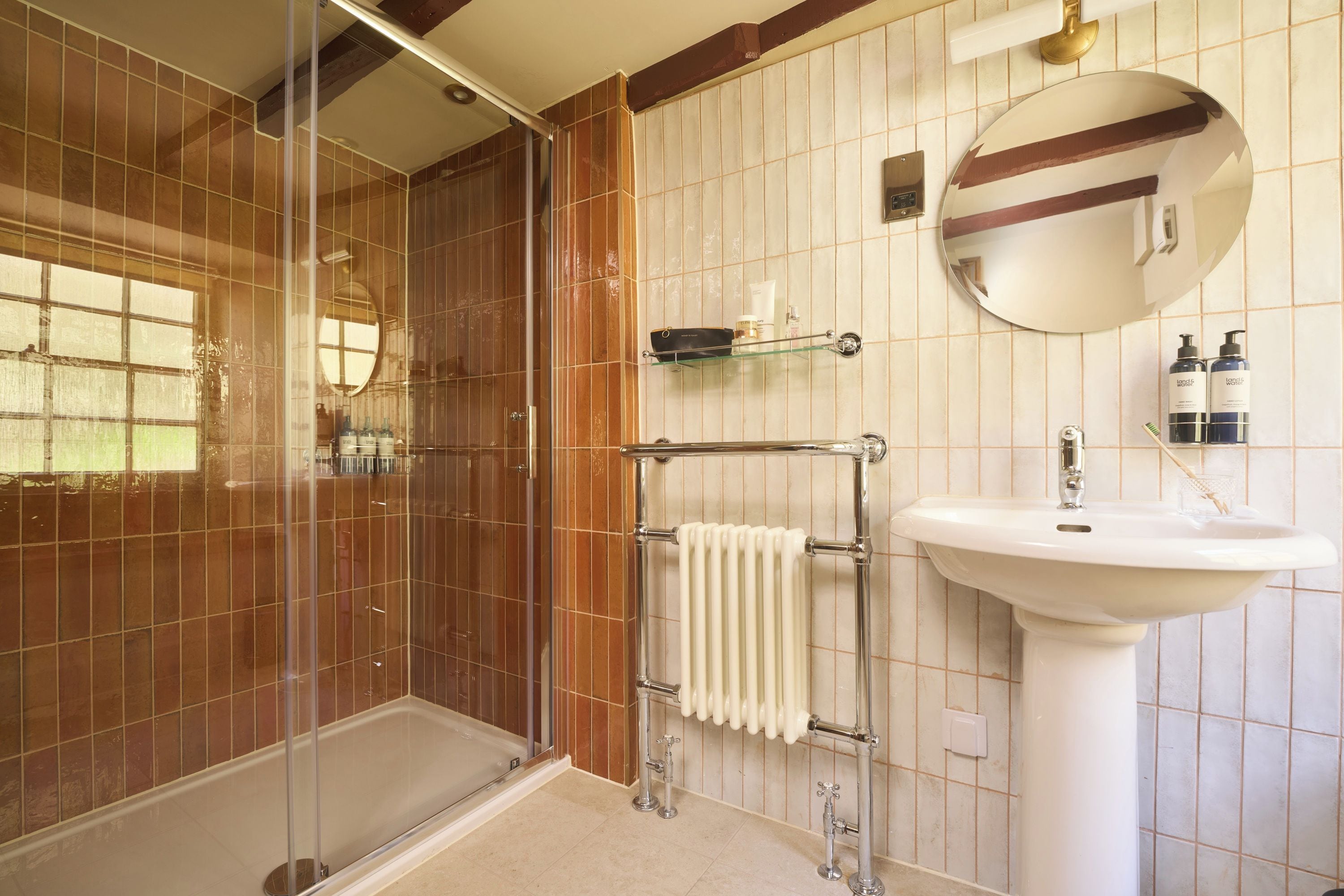 Free toiletries, hair dryer, towels