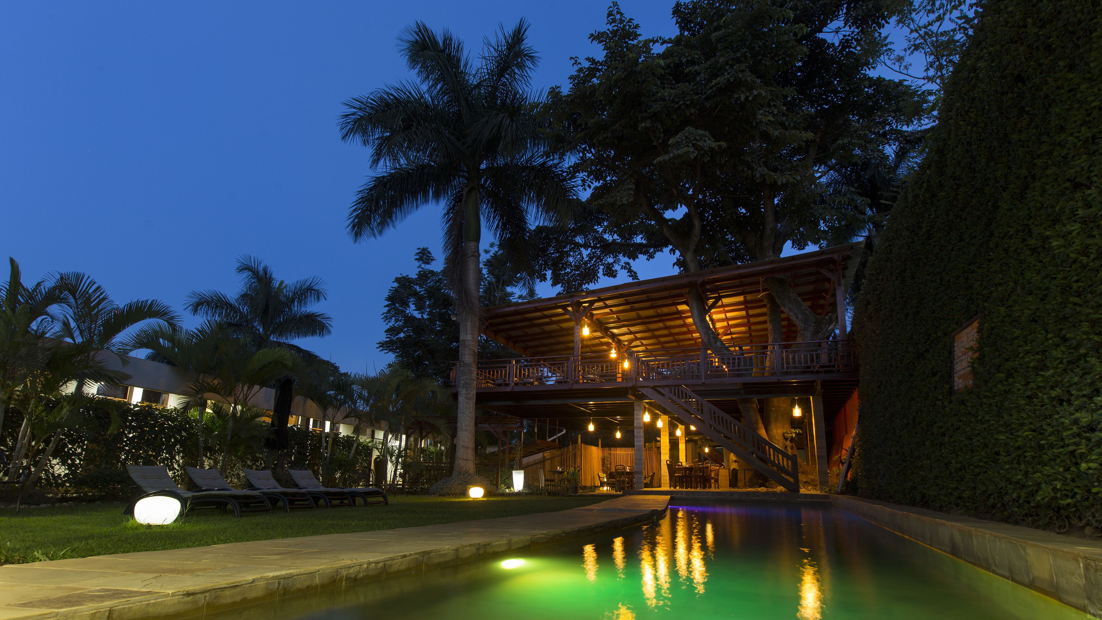 Overnattingsstedets uteområder