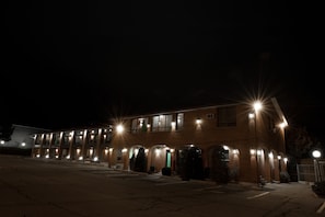 Front of property – evening/night