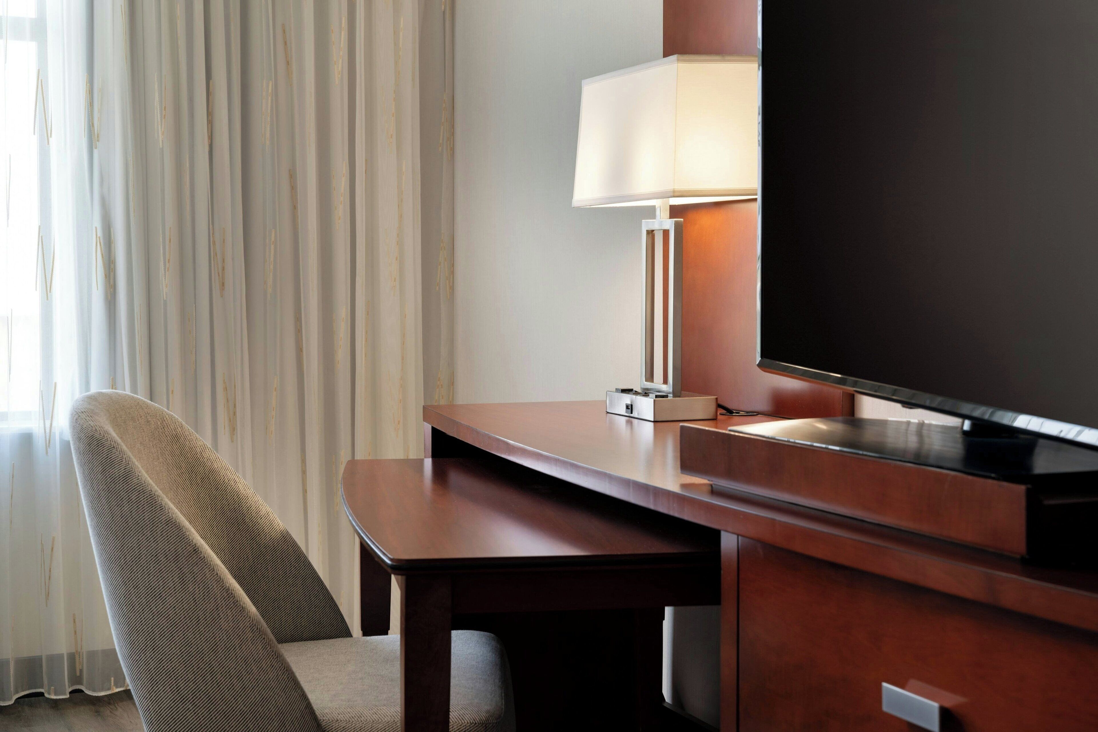 premium bedding, in-room safe, desk, iron/ironing board