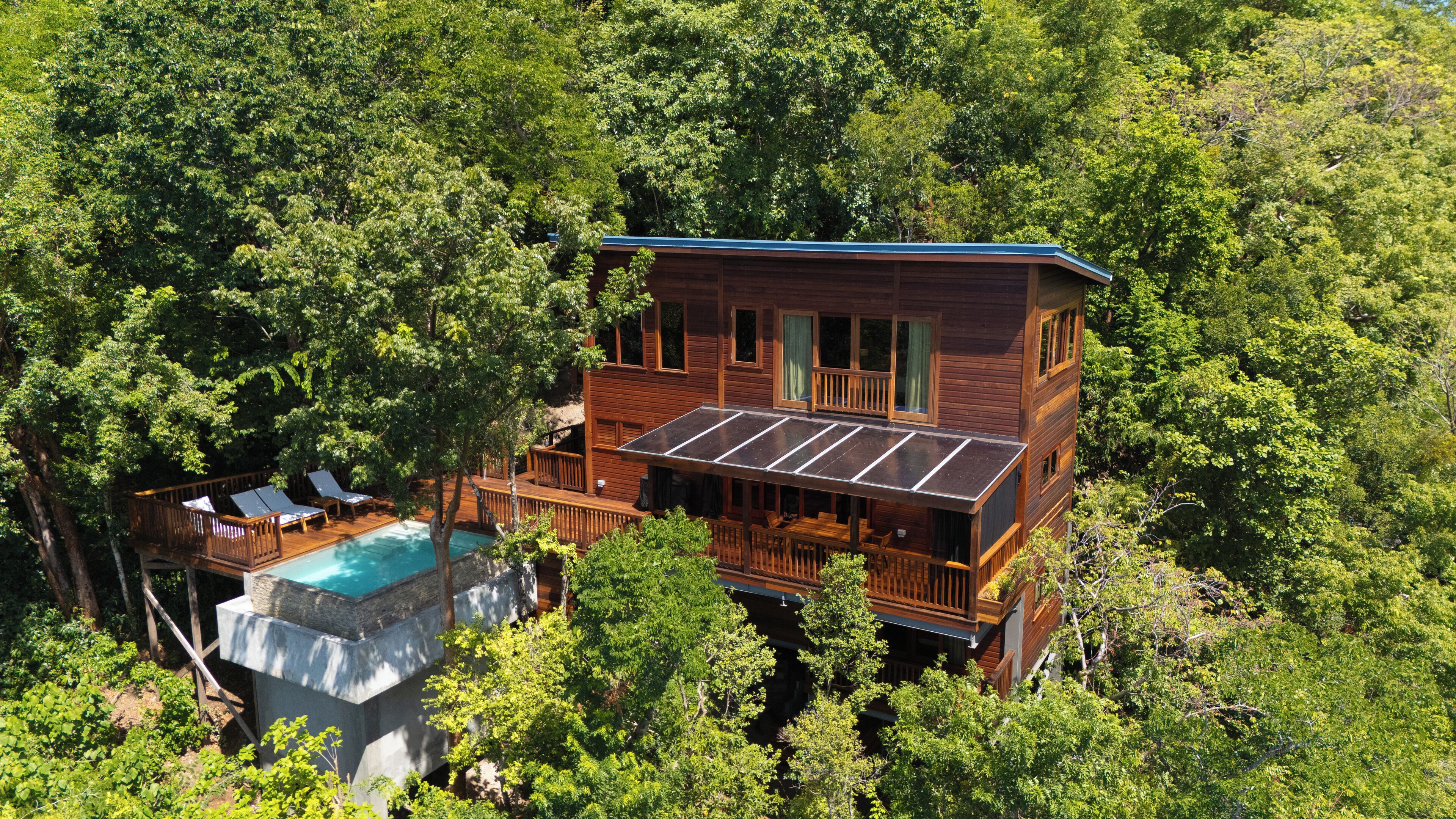 Hillside Ti-Fèy Two-Bedroom Villas | Down comforters, in-room safe, desk, laptop workspace