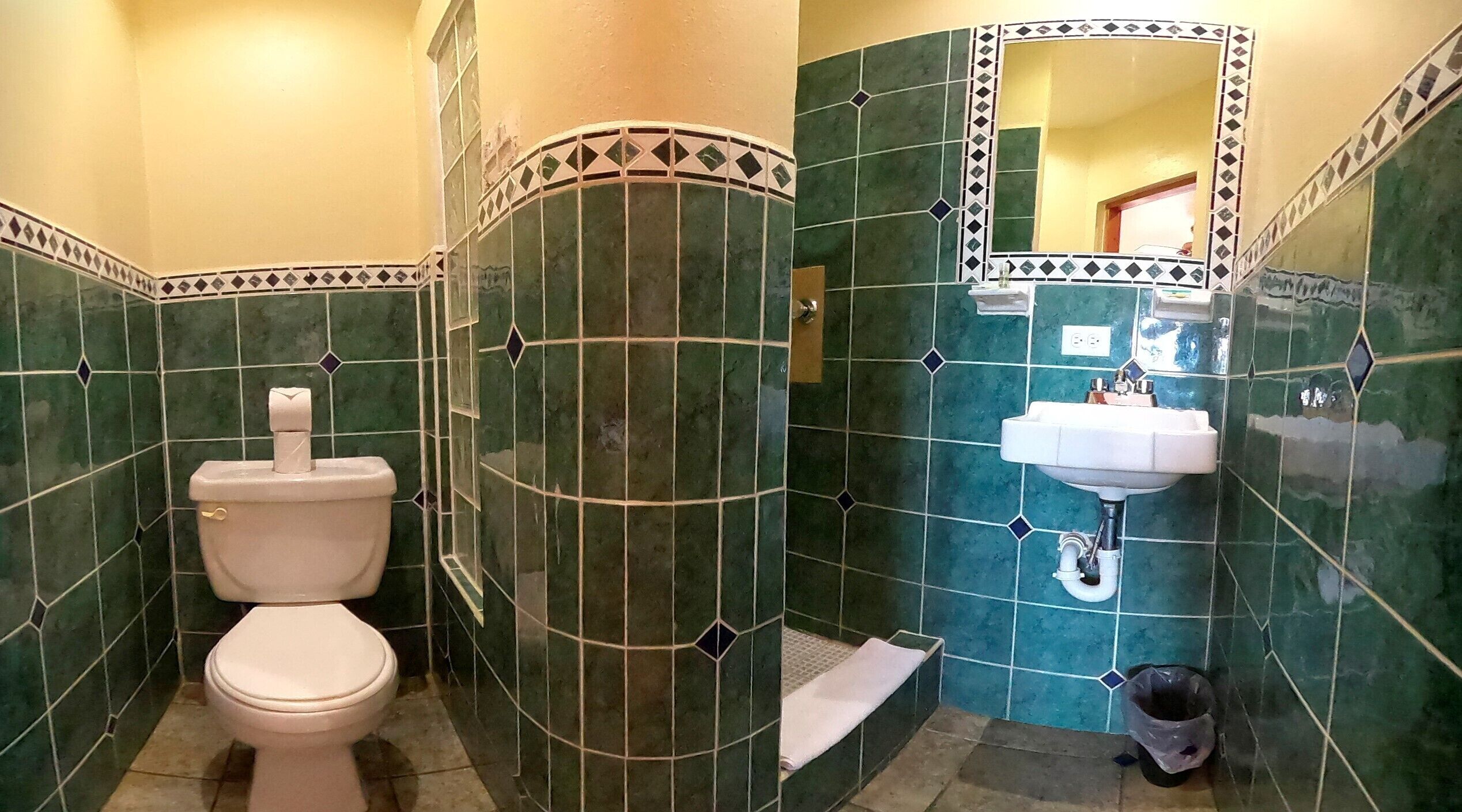 deluxe king | bathroom | shower, towels