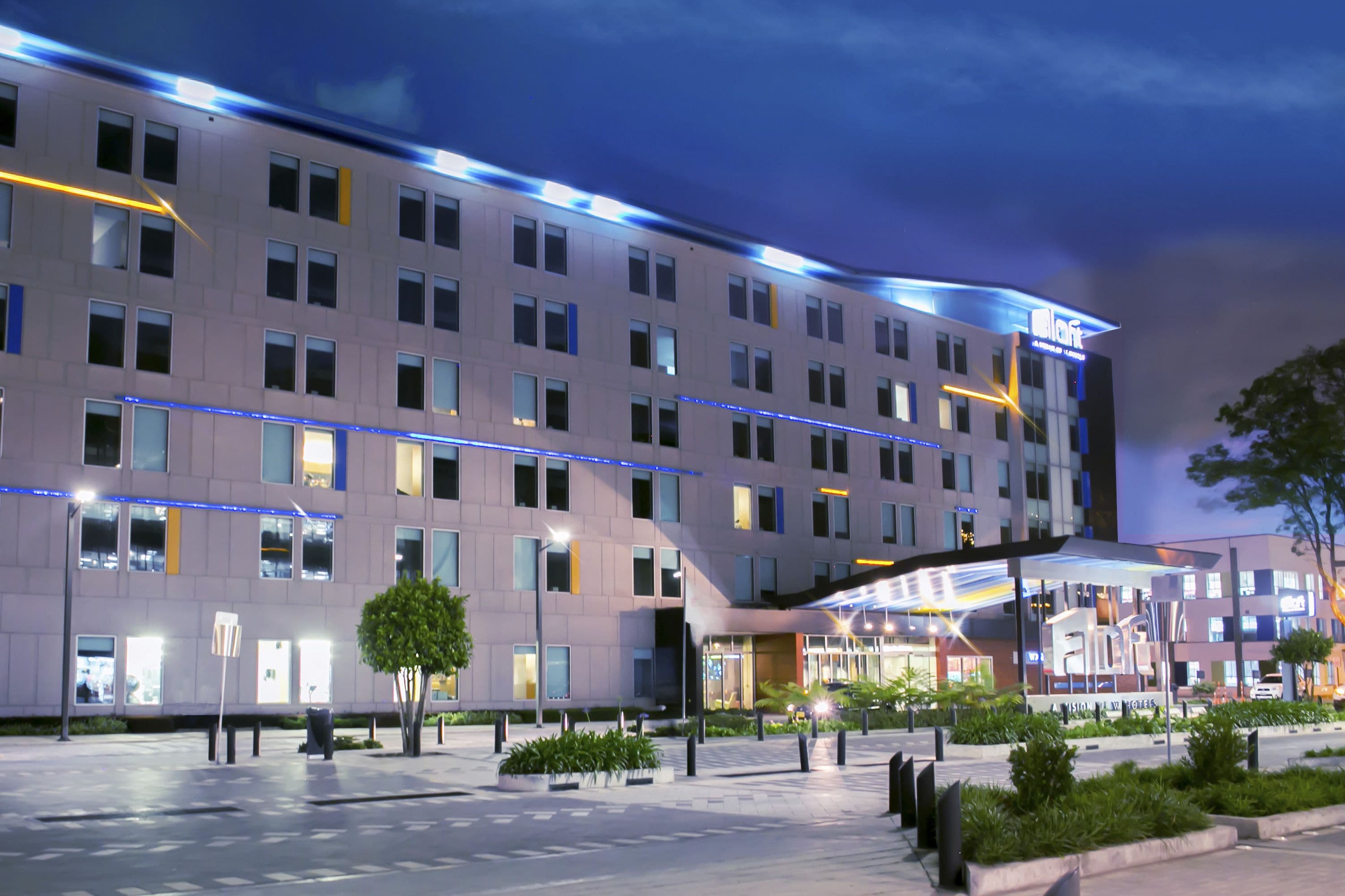 front of property – evening/night