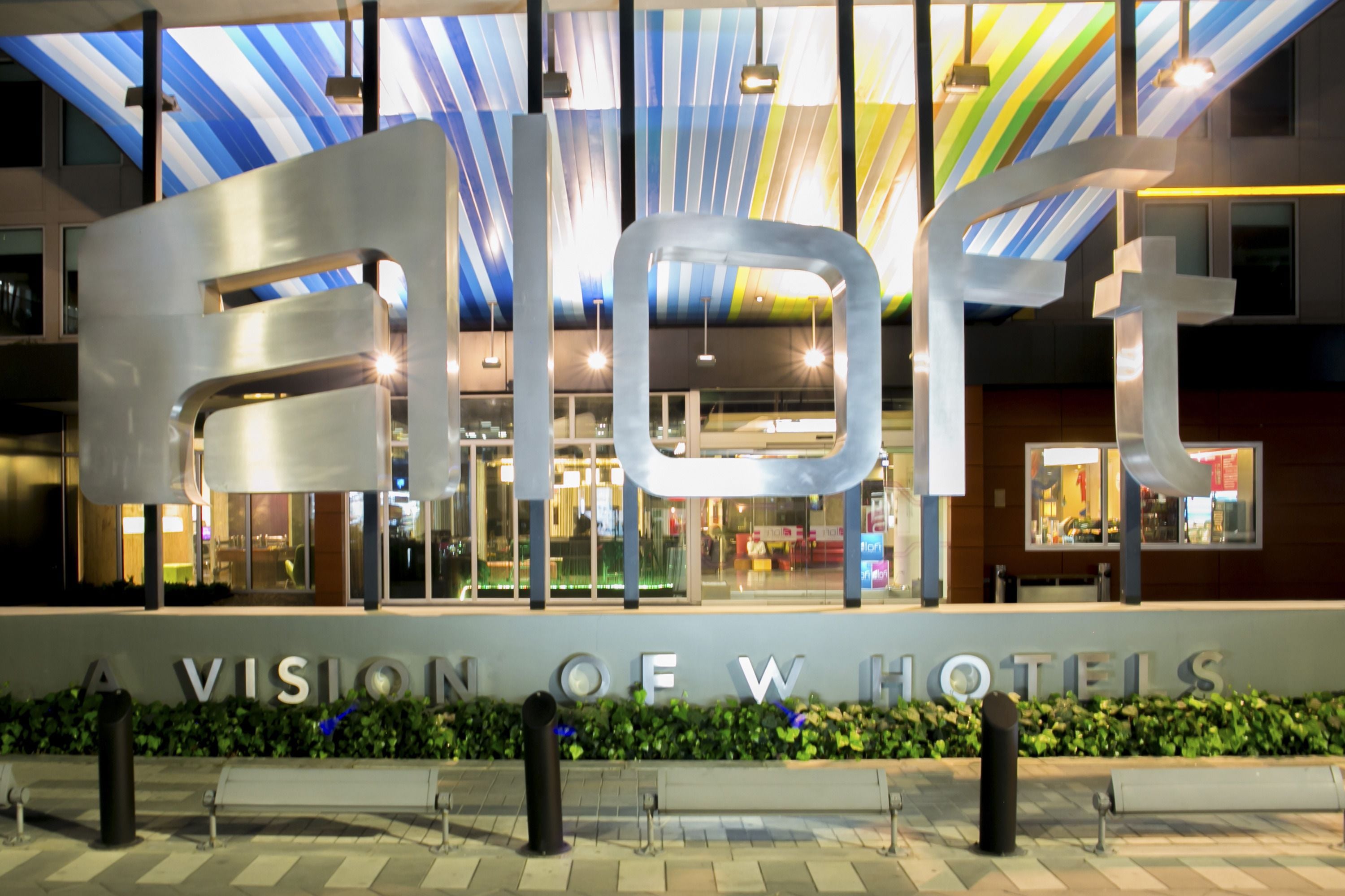 front of property – evening/night