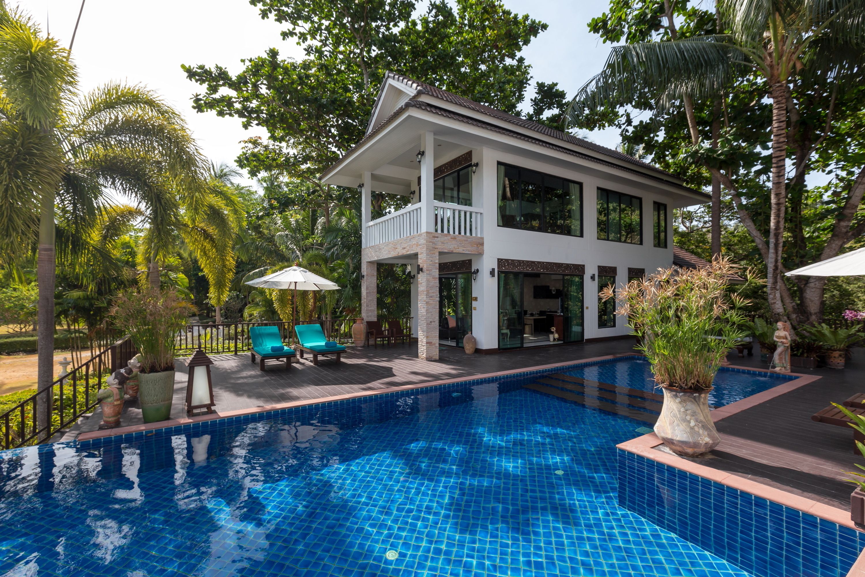 Poolside Villa | Vista dalla camera