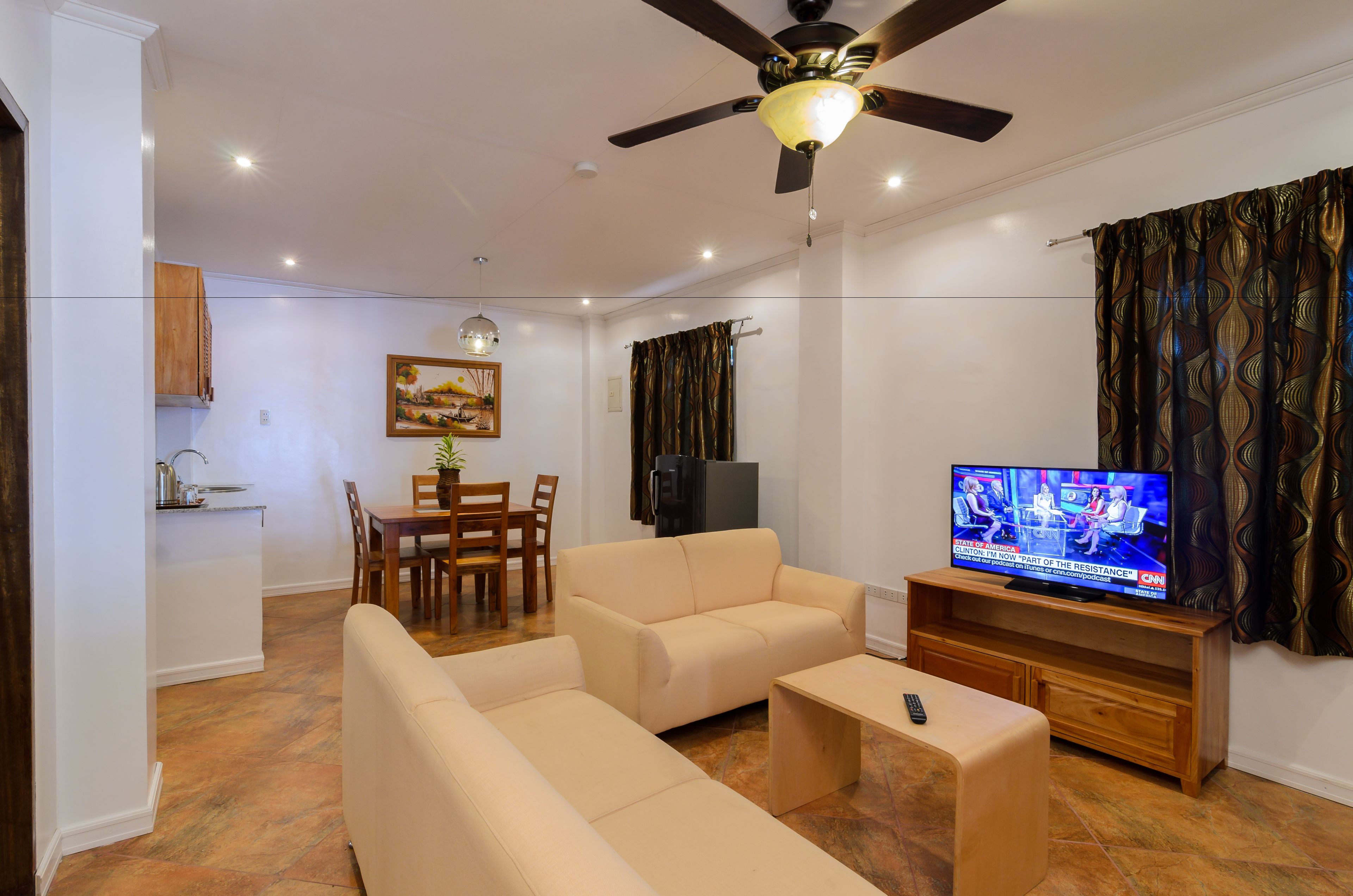 family room, sea view, 2 bedrooms | living area