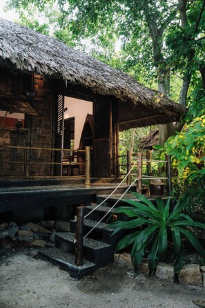 Bungalow, Beach View, Beachside | Terrace/patio - Whale Island Resort (Van Ninh)