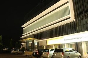 Front of property – evening/night