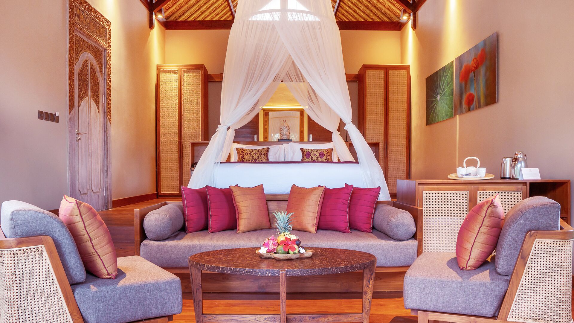 signature pool suite and meditation pavilion | 1 bedroom, premium bedding, in-room safe, soundproofing