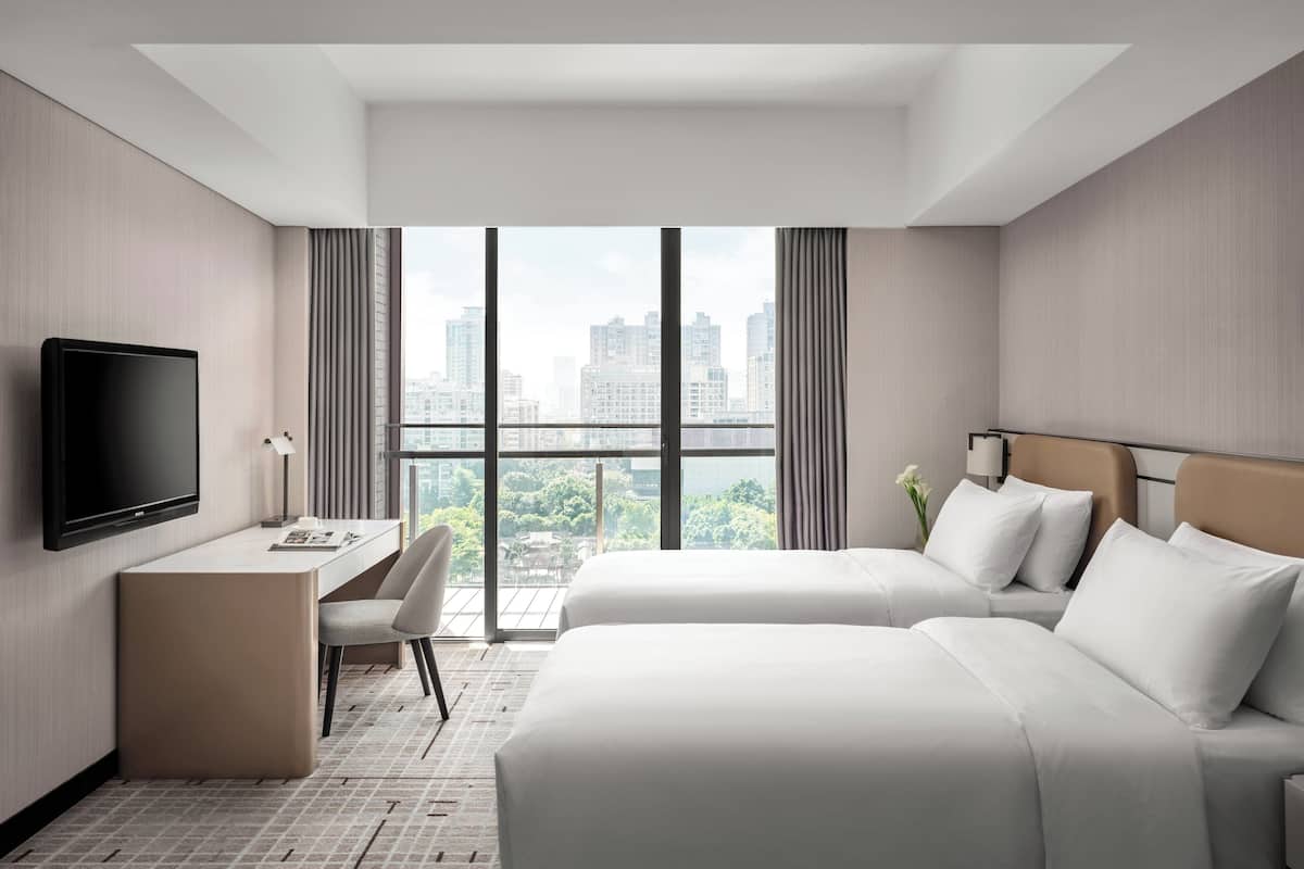 Club Executive Twin | 1 sovrum, sÀngtillbehör av högsta kvalitet och duntÀcken