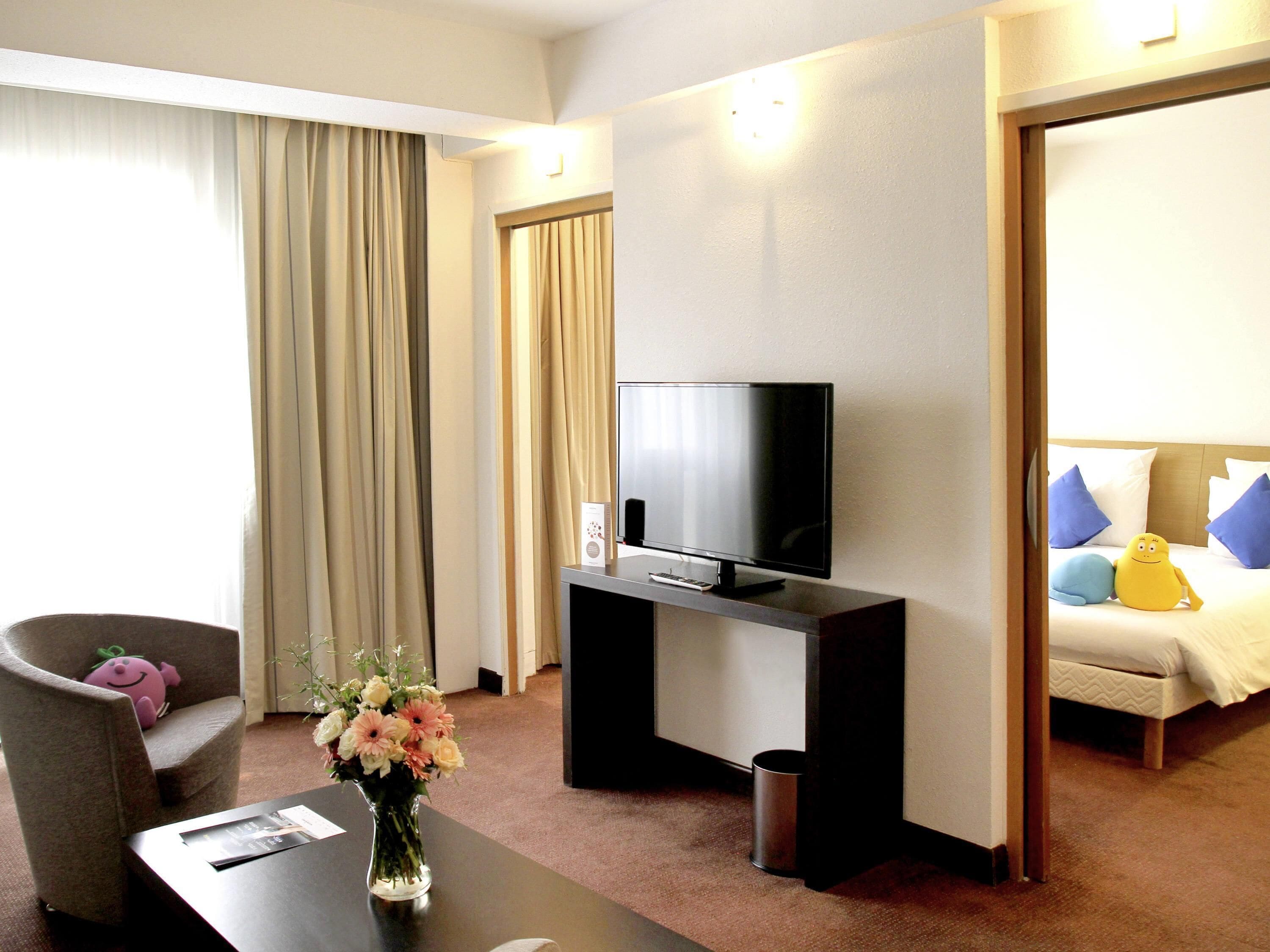 Junior-Suite, 1 Doppelbett und Schlafsofa