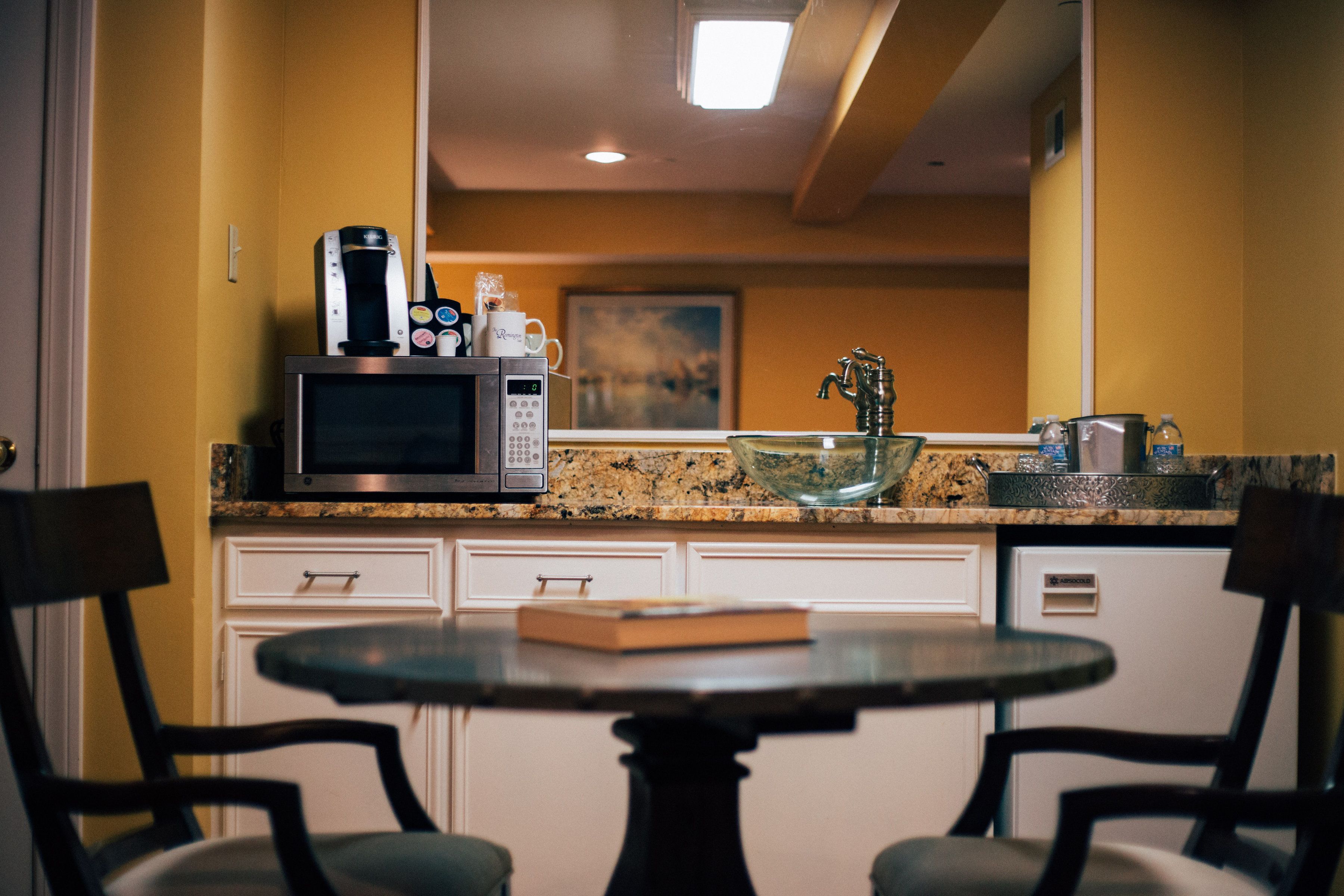 vip | private kitchenette | fridge