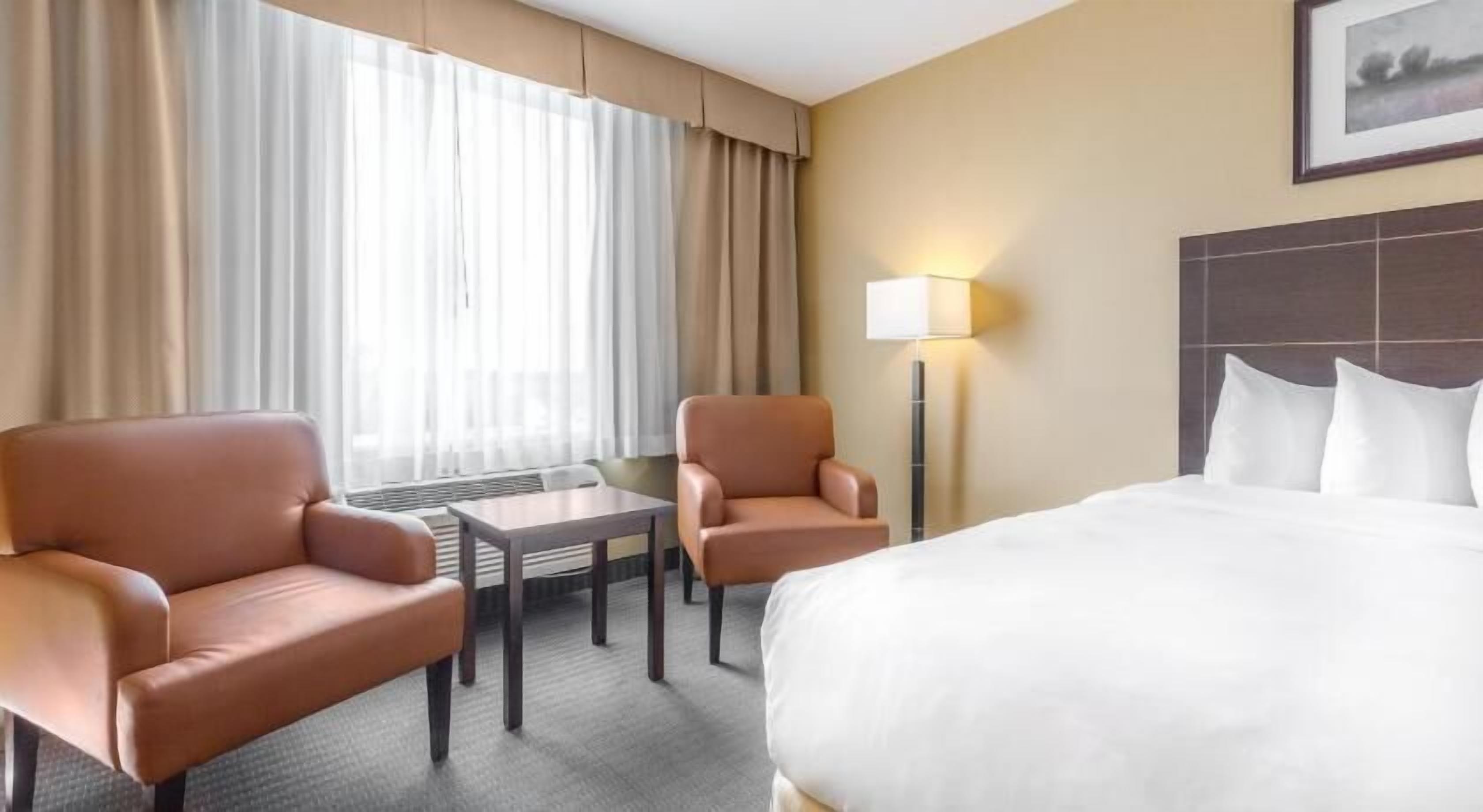 Literie hypoallergénique, bureau, rideaux d’obscurcissement