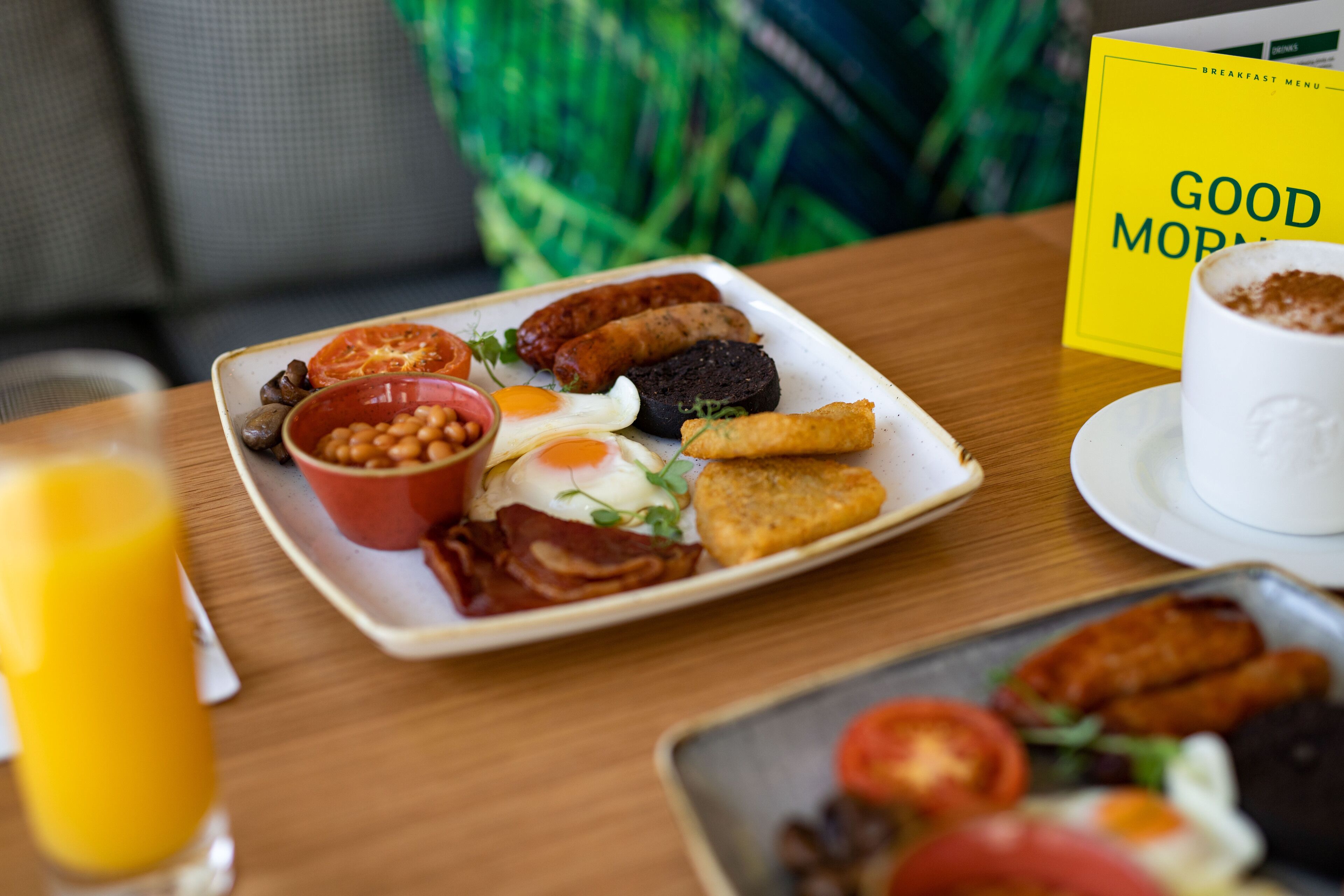 daily full breakfast (gbp 15.95 per person)