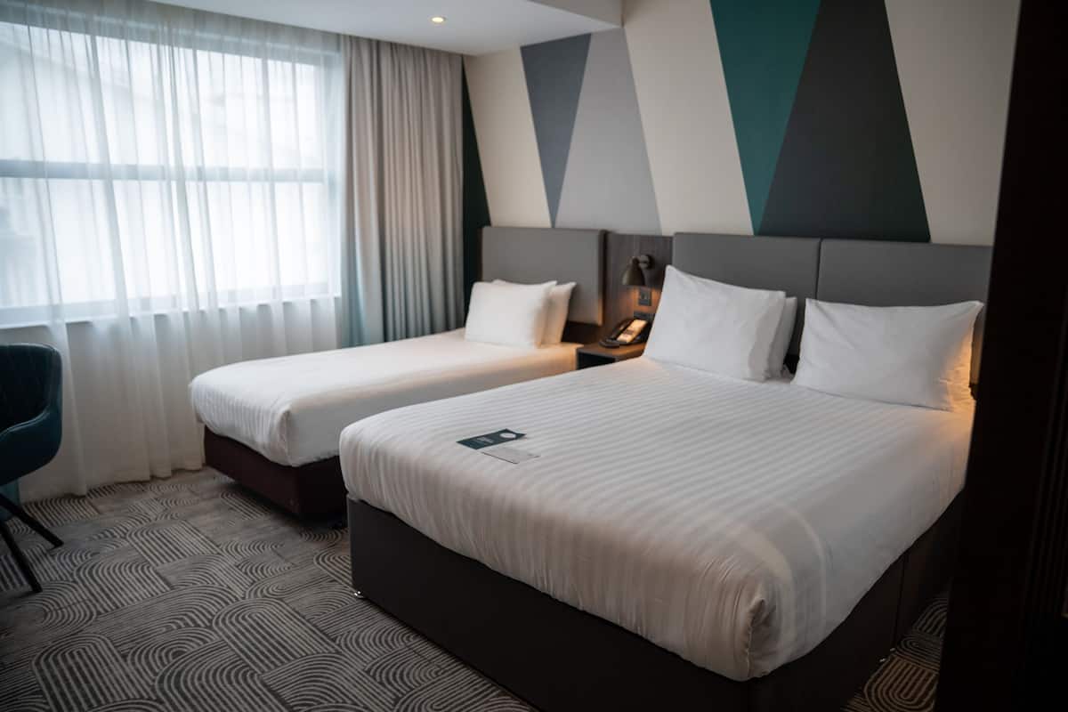 Standard Room, Multiple Beds | Hypo-allergenic bedding, in-room safe, desk, laptop workspace